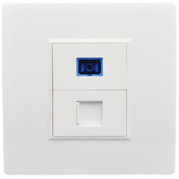 SC fiberoptisk interface, vægstik, RJ45 netværksstikpanel, Connecto type1