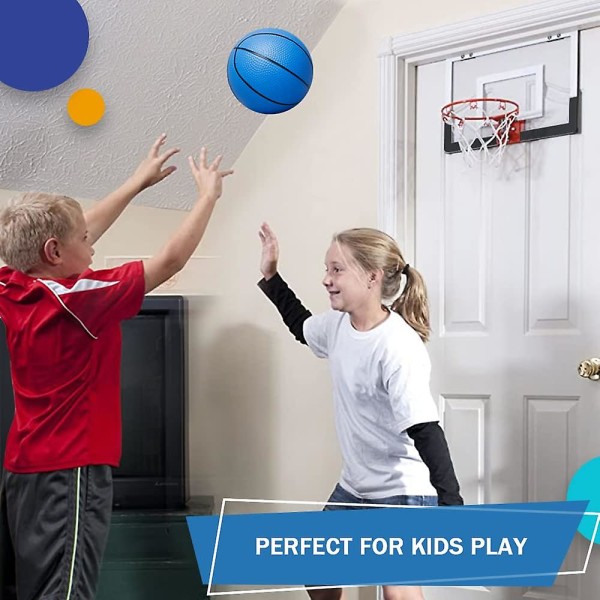 6'' mini utbytbara basketbollar för mini basketbåge, liten gummiboll för barn för inomhuspool vid lekplats