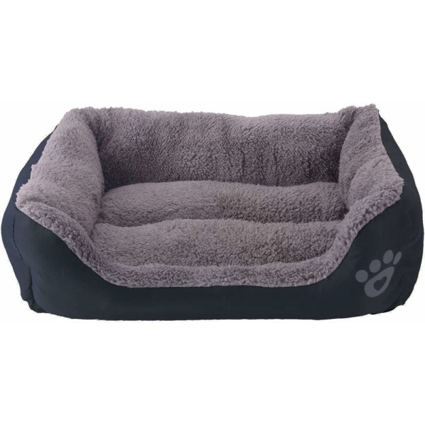 Kæledyrs kattemadras, blød hund seng, varm hund seng, kattetæppe, hund madras, hund sofa, kat sofa (sort)