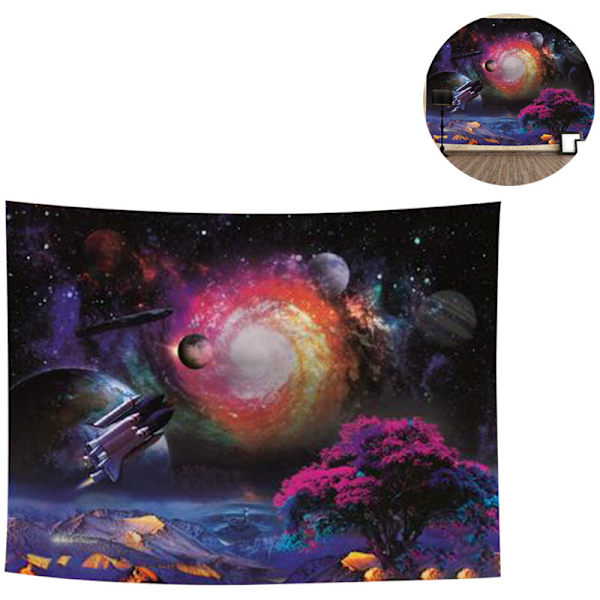 Galaxy Starry Sky Tapestry Universe Space Tapestry Wall Hanging Psychedelic Mysterious Nebula Star Tapestry for Living Room Dorm