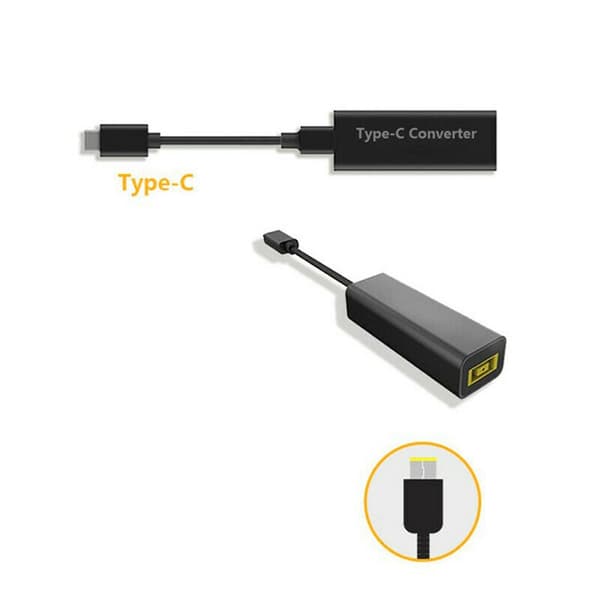 USB C till USB Typ C Adapterkontakt Omvandlare Hona Typ C för Thinkpad Lenovo Yo