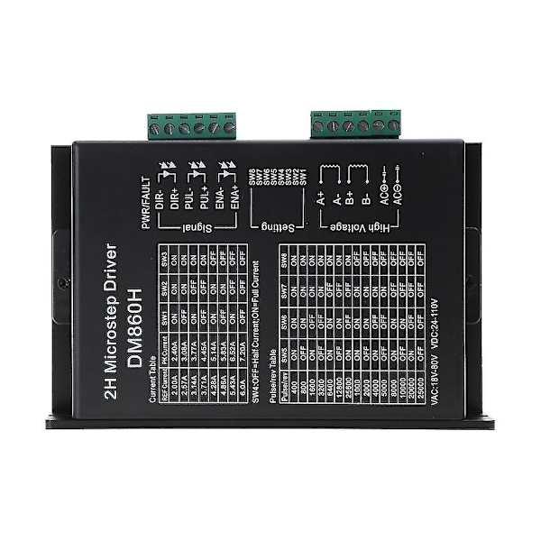 Stegmotor Drivrutin Cintroller Dm860 Dm860h Mikrosteg Borstlös Stepper Motor