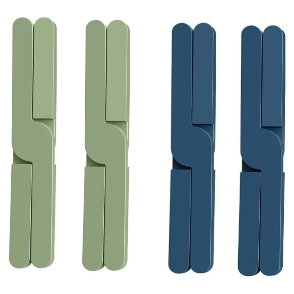 Underlägg gjorda av värmebeständig silikon - för varma kastruller grön + marinblå 4 delar MINKUROW