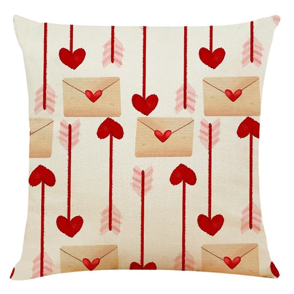 Glad Jul Linne Multi Mönster Kuddfodral Soffa Kuddfodral Heminredning