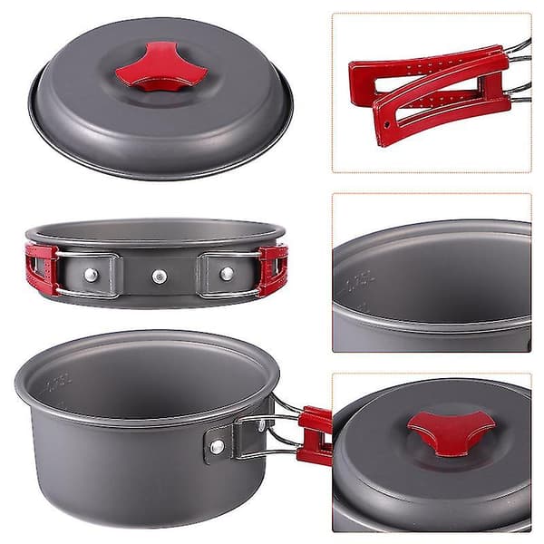 1 set Camping Köksredskapsset