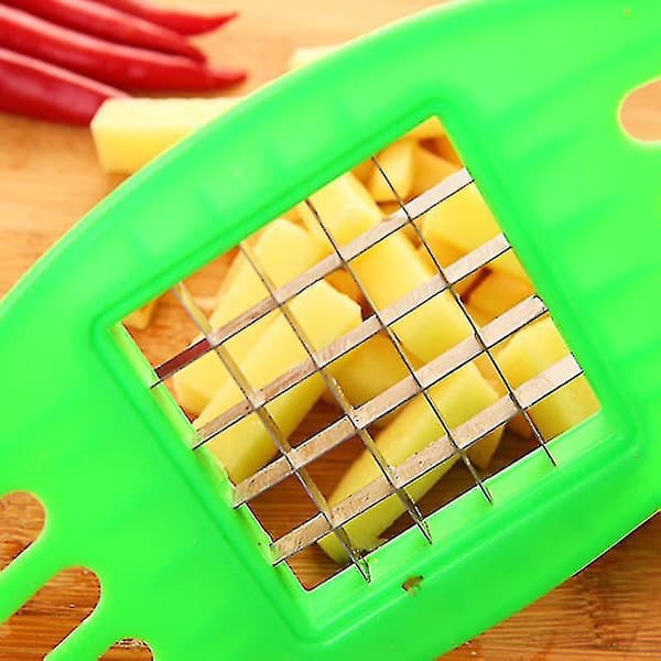 Potatischipsare, Rostfritt stål / Plastchipsklippare för hem 3 st