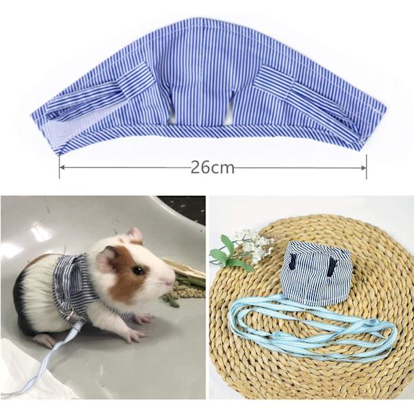 Sele för små djur - Sele för iller - Promenadväst för utomhusbruk - Sele för chinchilla