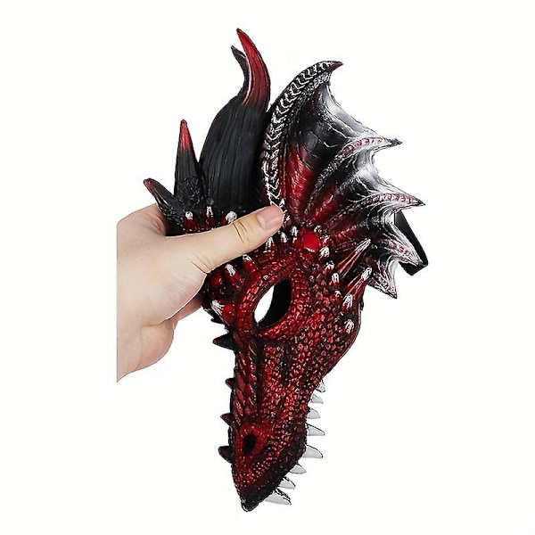 Halloween Mask Party Maskerad Cosplay Drake Mask Halloween Påsk Prestanda Rekvisita Mask Pu Material Mask