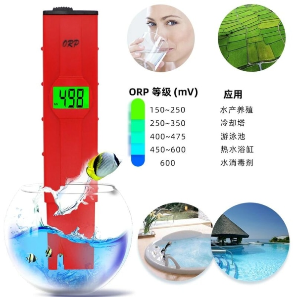 Neuank??mmling digital pen ORP meter vand ORP tester/mV meter/oxidationsreduktion potential tester reducerer 15 %