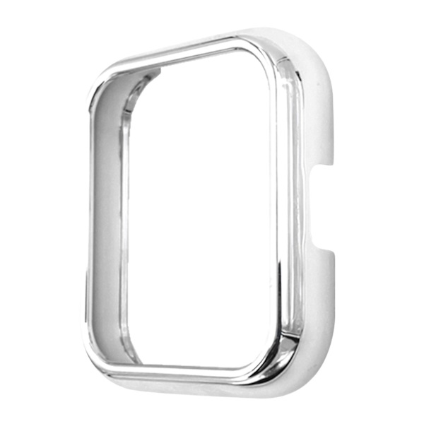 Lämplig för Realme Watch 2 Pro vakuumpläterad metallkänsla PC-skyddsfodral Silver
