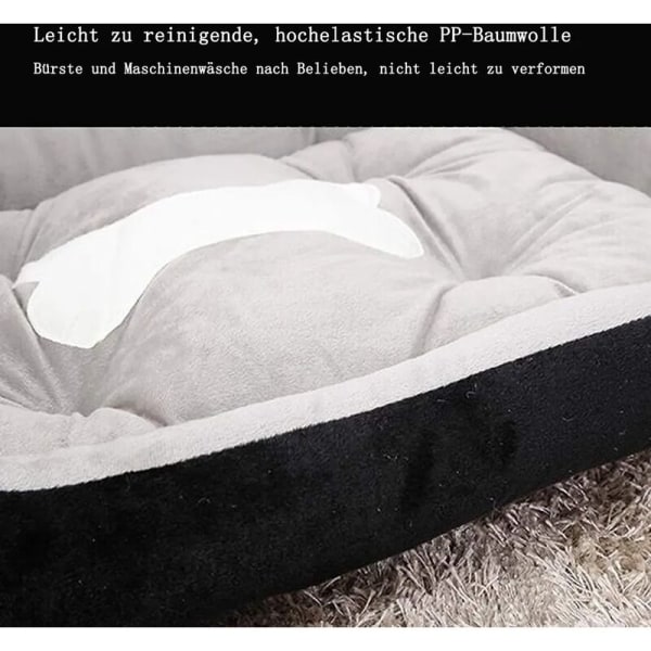 Söt tryckt, tvättbar hund- och kattbäddsmatta, tjock husdjurssäng, mjuk och varm, hela säsongen lång