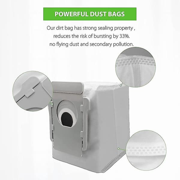 24-pack dammsugarpåsar för Irobot Roomba I & J & S-serien