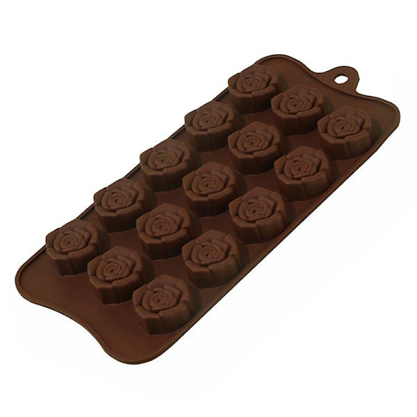 2-pack silikonformar, chokladformar, livsmedelsgodkända non-stick silikonbakformar, godisformar, smörform med olika former