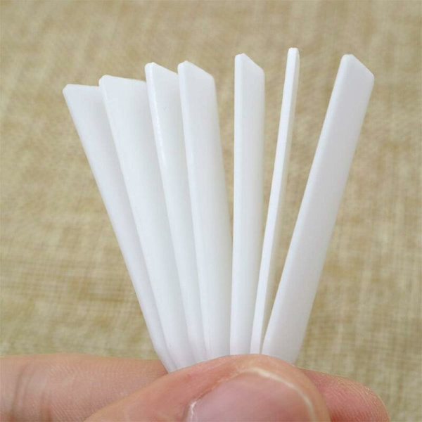 200 stk. små tykke plantelabels, 1 x 5 cm hvide plantelabels i plast, vandtætte haveetiketter