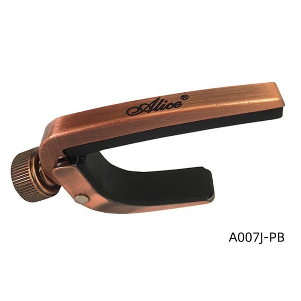 A007J Alice Folk Akustisk Elektrisk Gitarrkapo, Metall Transponeringsklämma copper