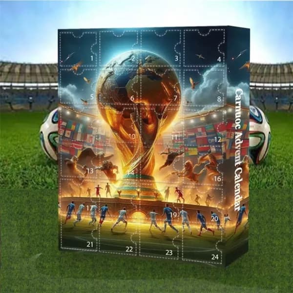 Adventskalender 2026, VM – Adventskalender, VM-tema, nedräkning till jul - AA A