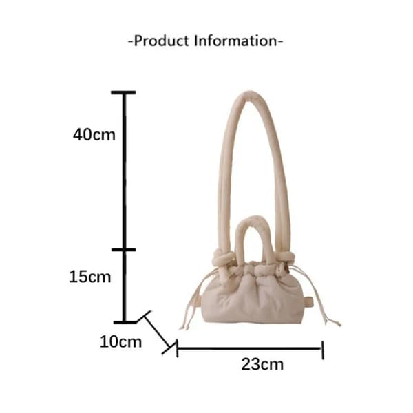 Koreansk mode tyg axelväska mjuk Dacron crossbody väska mini tygväska plånböcker för kvinnor underarmsväskor handväskor och plånböcker Blue