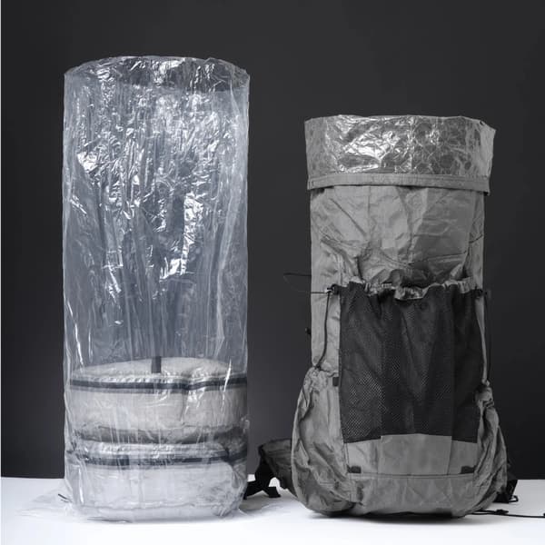 Ryggsäcksfoder Packning Ultralätt 14g Polycro Inner Dry Bag Vattentät Förvaring för Vandring, Trekking, UL Campingutrustning 50x90cm-17g - 2pcs