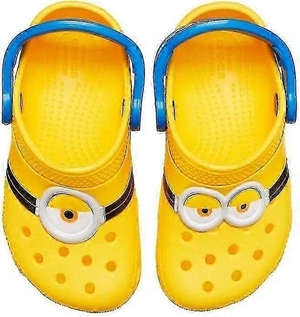 Kønsneutrale Minion-badesandaler til børn, afslappede træsko, søde gule unisex-sko