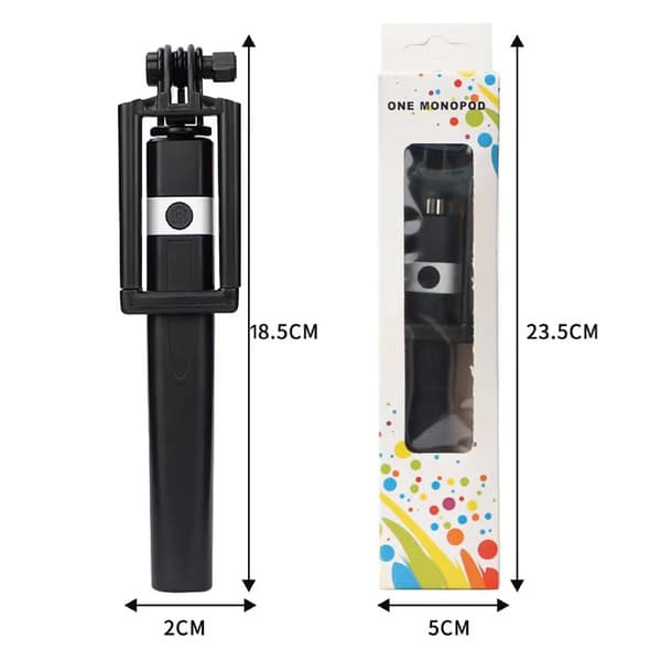 Ny trådstyrd selfiestick lämplig Type-C-kontakt Mini bärbar selfiestick A2