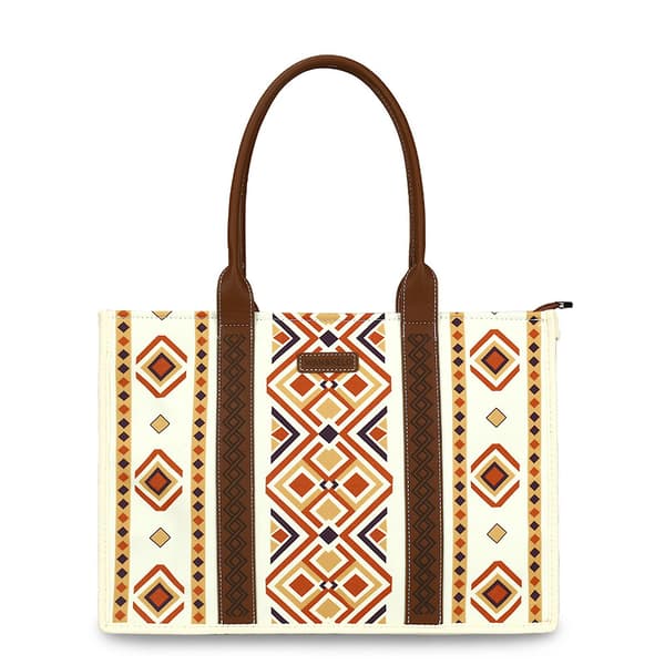Wrangler Mulepose Western-tasker til kvinder Skuldertaske Boho Aztec Håndtasker NY Varm gul