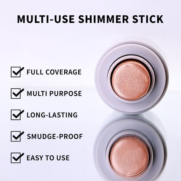 PAGE VINE Pocket Highlighter Stick, naturlig lysende og glitrende øyenskyggestift 3