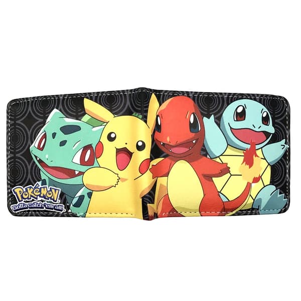 Potdemiel Tecknad Plånbok Pikachu PU Mode Kort Plånbok QY2472601