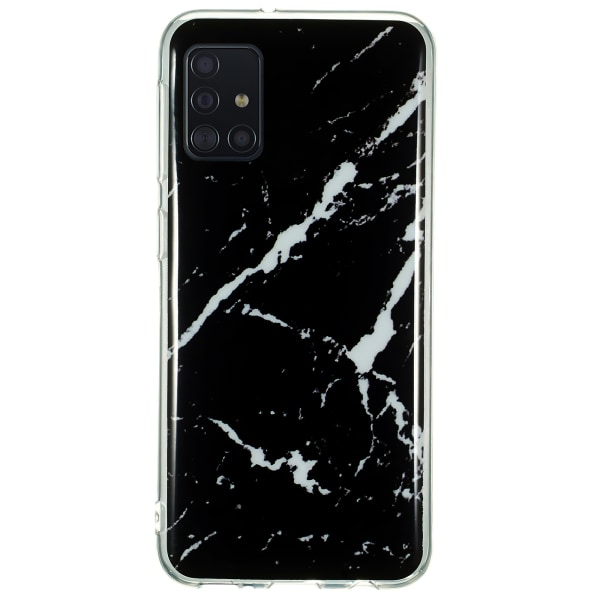 Skydda din Galaxy A71 med marmorskal! Svart