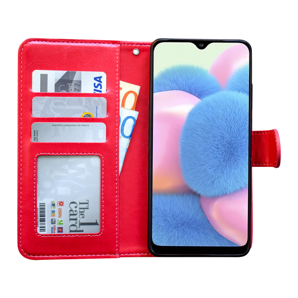 Samsung Galaxy A41 - PU-nahkainen case Brun