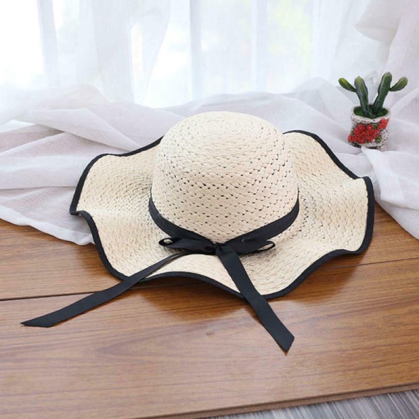 Strandhat Solbeskyttelse Sammenfoldelig Beige