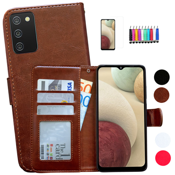 Samsung Galaxy A02s - PU Læder Pung Etui Rosa