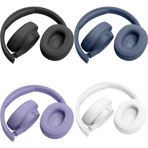 Oplev JBL Tune 720 BT - Trådløse Over-ear Hovedtelefoner med 7 Lila