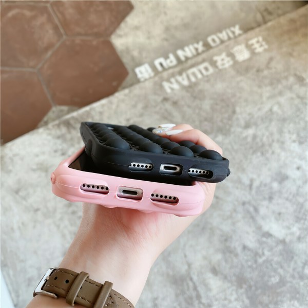 iPhone 12 Pro - Case suojaus Pop It Fidget Rosa