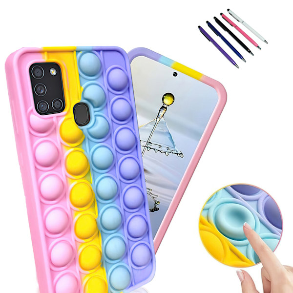 Samsung Galaxy A21s - Etui Beskyttelse Pop It Fidget