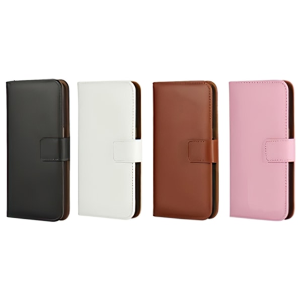 Skydda din iPhone 7/8/SE - Läderfodral & Touchpenna Rosa
