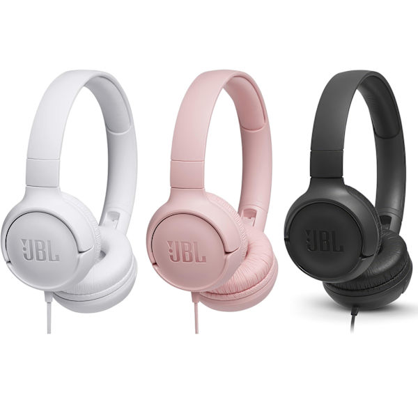 JBL Tune 500 - Kraftfullt Ljud för Din Mobil! Trådbundna Hörl Svart
