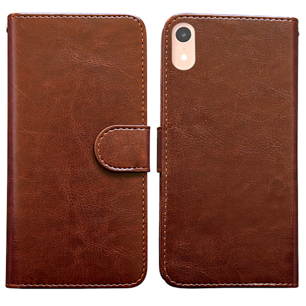iPhone Xr - PU Læder Pung Etui Svart