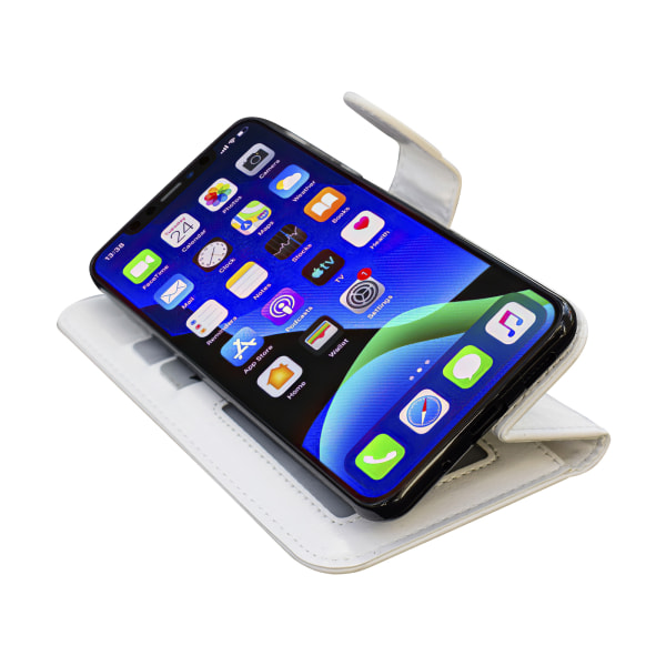 iPhone 12 Mini - Läderfodral / Skydd Vit