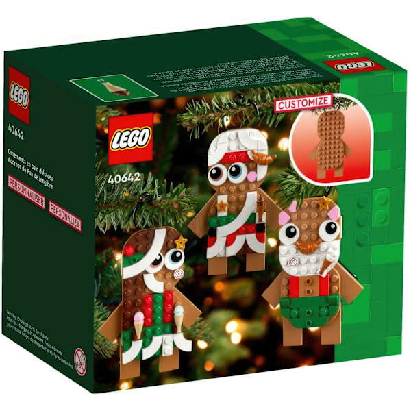 LEGO Julpynt: Byg & Dekorér Pepparkager – Kreativt Sæt til Festlige Stunder!
