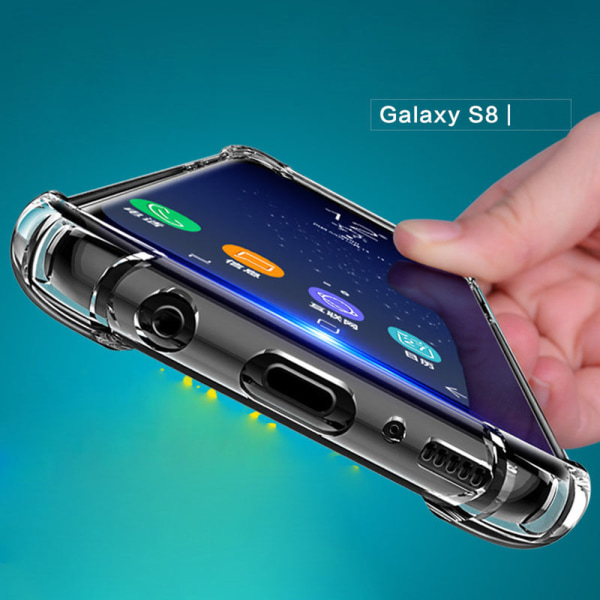 Samsung Galaxy S8 - Kansi / Suoja / Läpinäkyvä