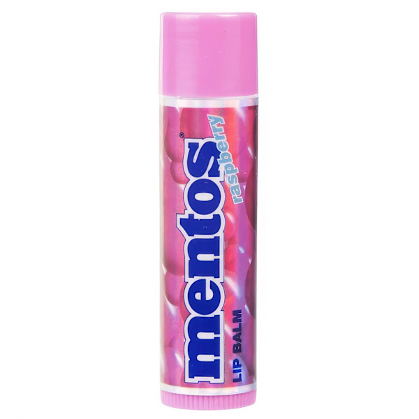 Mentos Hindbær/Jordbær Lip Balm - Bærsalighed til dine læber Rosa