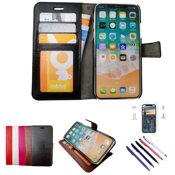iPhone 11 - PU nahkainen lompakkokotelo Svart