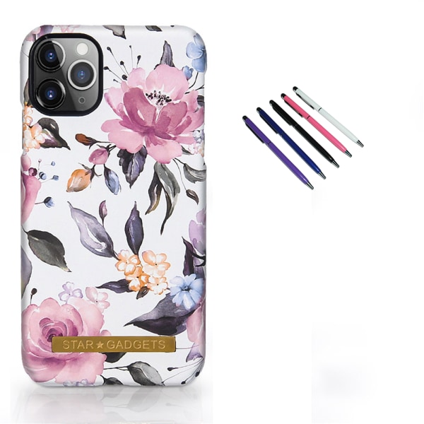 Komfort og beskyttelse iPhone 11 Pro med blomster!