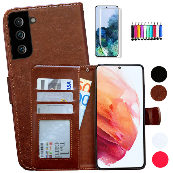 Samsung Galaxy S21 Plus - PU Leather Wallet Case