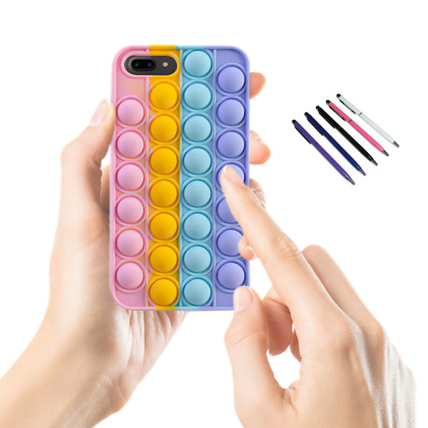 iPhone 6 Plus/7 Plus/8 Plus - Case Protection Pop It Fidget