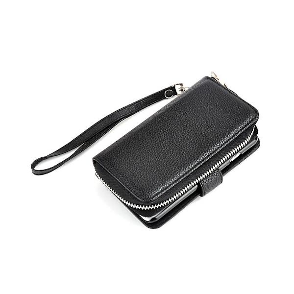 iPhone 6/6S - Pungetui & Magnetisk Etui + Pen Svart