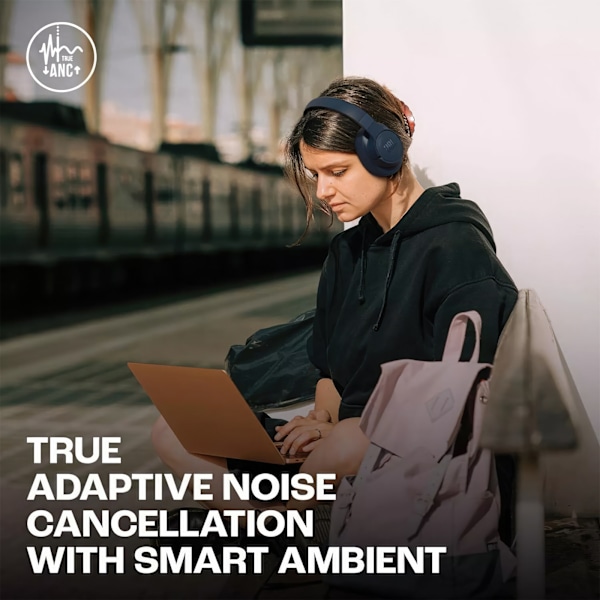 JBL Tune 770NC - Langattomat Bluetooth-on-ear -kuulokkeet mukautuvalla melunvaimennuksella