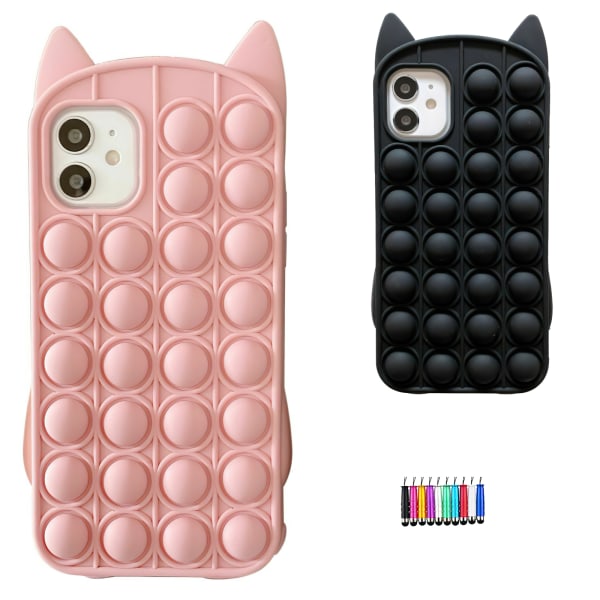 iPhone 11 - Kotelosuoja Pop It Fidget Rosa