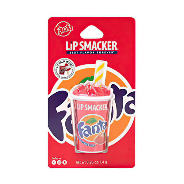 Läppbalsam Lip Smacker Coca - Cola / Fanta Jordgubb Smak Brun