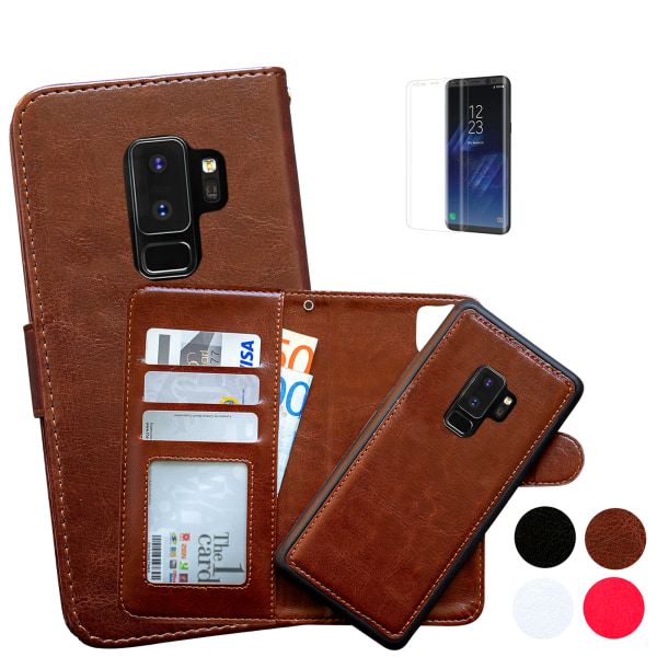 Samsung Galaxy S9 Plus - case / lompakko Svart